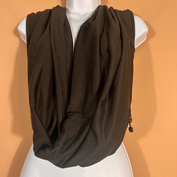 Beyond Yoga Black Hidden Pocket Infinity Scarf - Picture 2 of 8